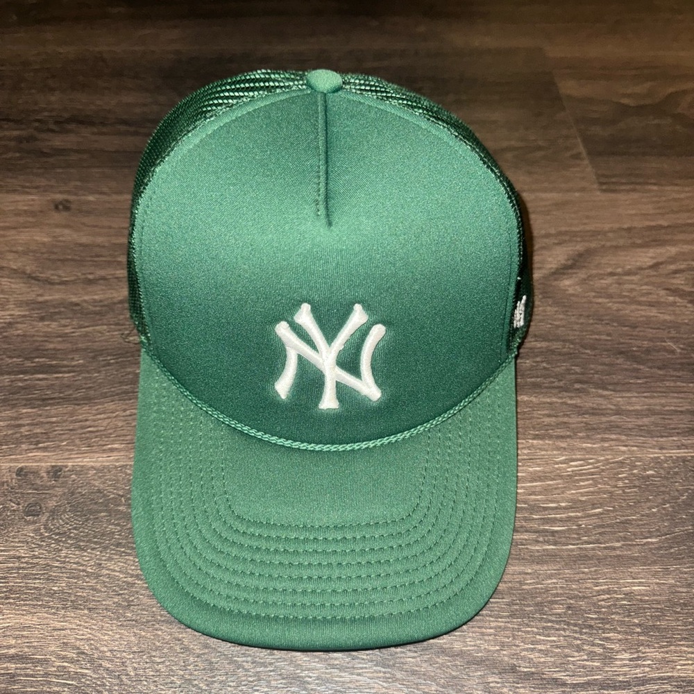 Green NY Logo Trucker Hat